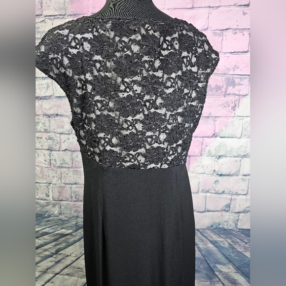 Women's Faux Wrap Evening Dress Size 14 - Picture 5 of 6